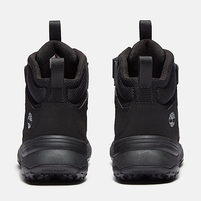 Toddler Motion Access Mid HookandLoop Sneaker TBL Black Mesh ALT5