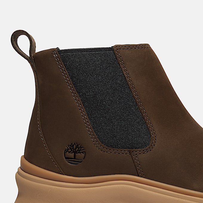 Womens Roxie Lane Chelsea Boot TBL Dark Brown Nubuck ALT7