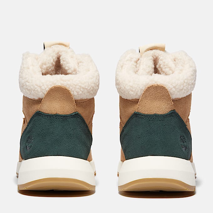 Womens Retro Swift HighTop Sneaker TBL Beige Suede ALT5