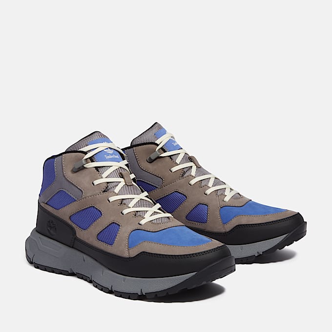 Mens Voyager Valley Sneaker TBL Bright Blue Nubuck ALT4