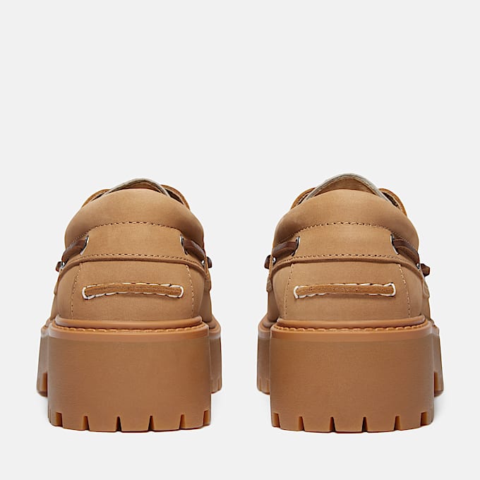 Womens Stone Street Platform Boat Shoe TBL Leopard PrintBeige Nubuck ALT5