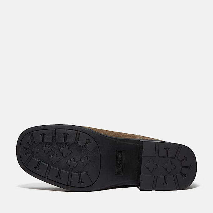 Womens Bellevaux Chelsea Boot TBL Dark Brown SuedeBlack ALT3