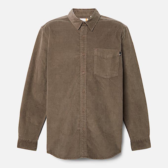 Mens Corduroy Shirt TBL Chocolate Chip ALT10