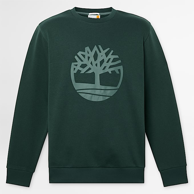 Mens Northwood Brushed Back Crewneck Sweatshirt TBL Green ALT10