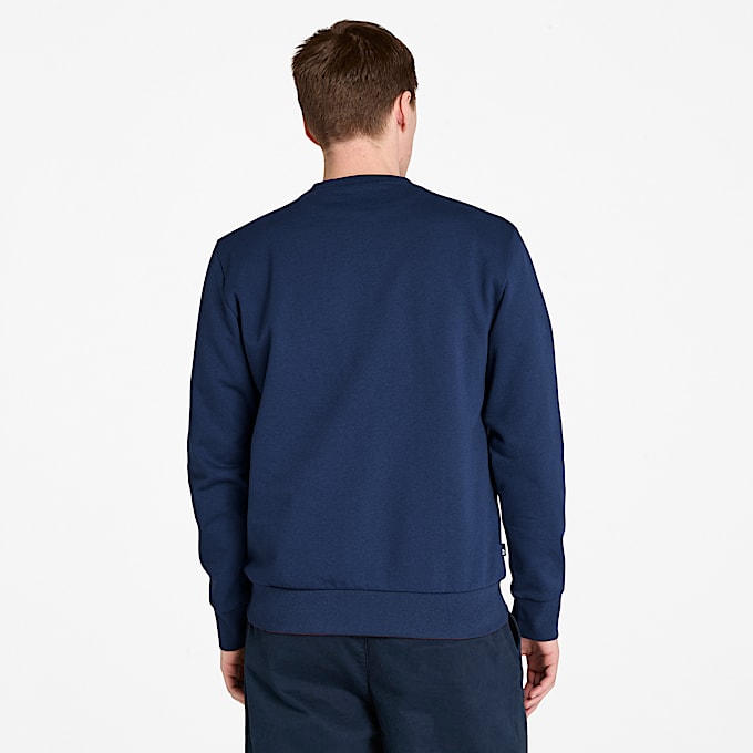 Mens Northwood Brushed Back Crewneck Sweatshirt TBL Navy ALT9