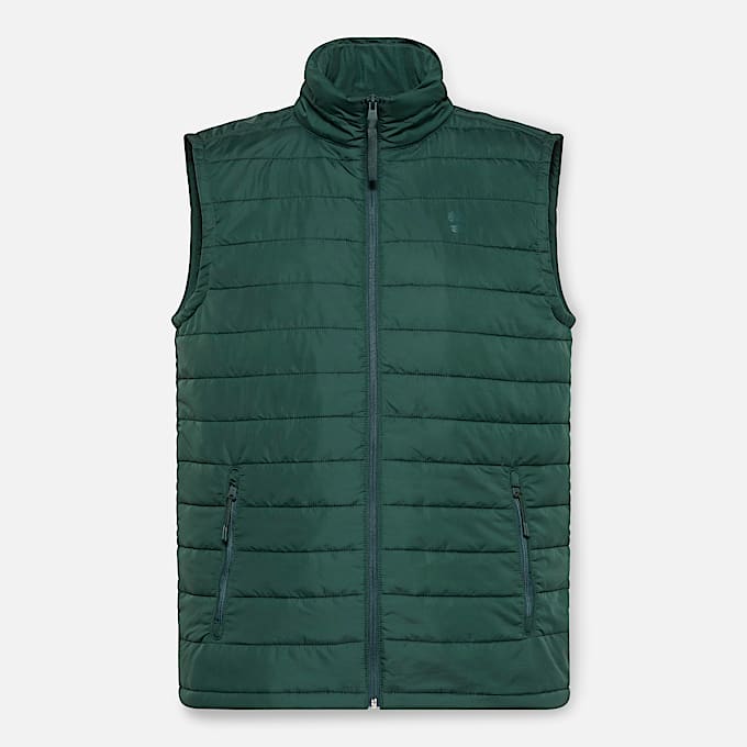 Mens Mt Eastmann Lightweight Puffer Vest TBL Green ALT10