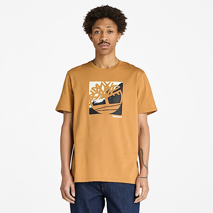 T-shirt avec dessin pour hommes - 1