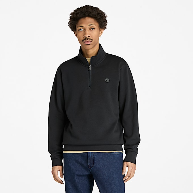 Men's Oyster River Brushed Back Quarter-Zip Sweatshirt - 1