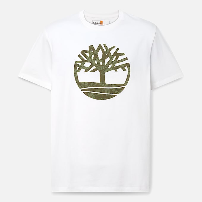 Mens Northwood Floral TShirt TBL White ALT10