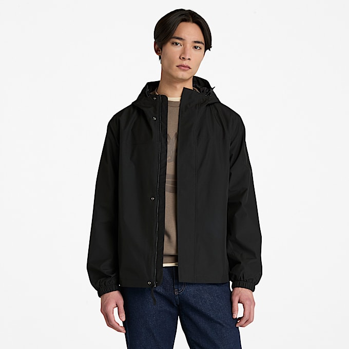 Manteau impermable pour hommes TBL Noir HERO