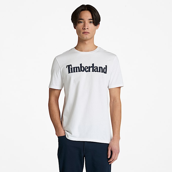 Mens Northwood Logo ShortSleeve TShirt TBL White HERO