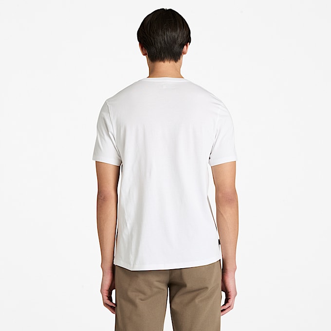 Mens Northwood Floral TShirt TBL White ALT9