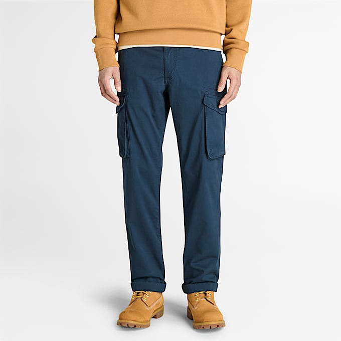 Pantalon cargo en serg pour hommes TBL Saphir fonc HERO