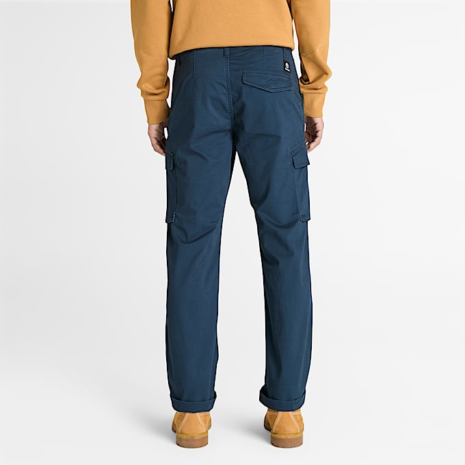 Pantalon cargo en serg pour hommes TBL Saphir fonc ALT9