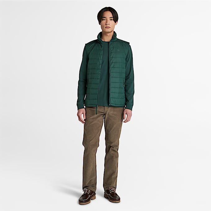 Mens Mt Eastmann Lightweight Puffer Vest TBL Green ALT1