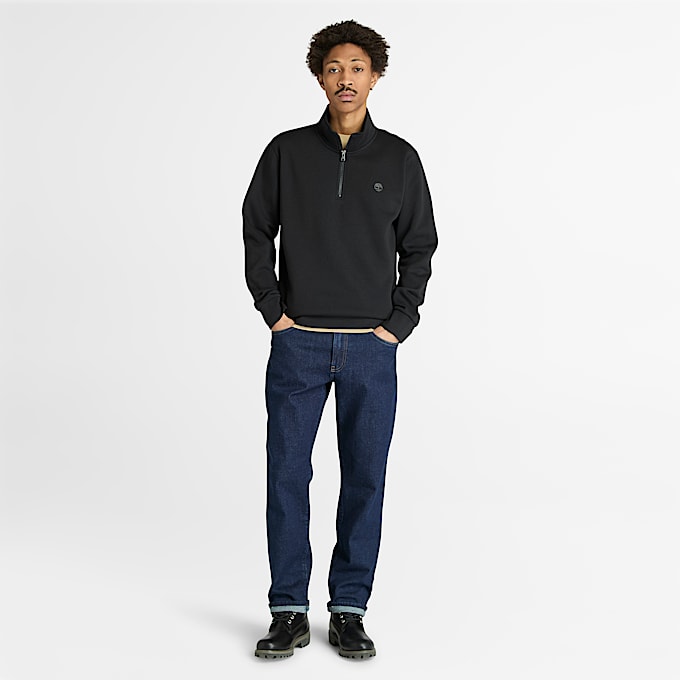 Men's Oyster River Brushed Back Quarter-Zip Sweatshirt