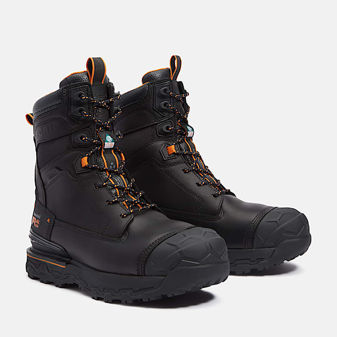Mens Boondock Ultralight CSA 8 Composite Toe Waterproof Insulated Work Boot TBL Black FullGrain ALT4