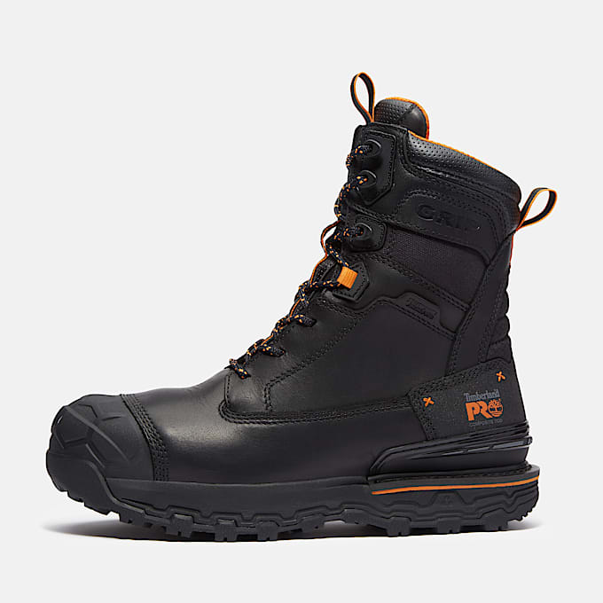 Mens Boondock Ultralight CSA 8 Composite Toe Waterproof Insulated Work Boot TBL Black FullGrain ALT8