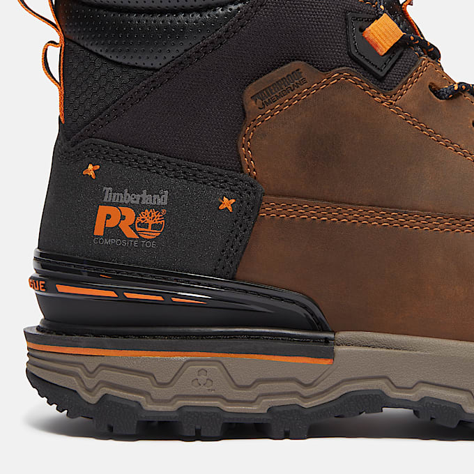 Mens Boondock Ultralight CSA 6 Composite Toe Waterproof Work Boot TBL Medium Brown FullGrain ALT7