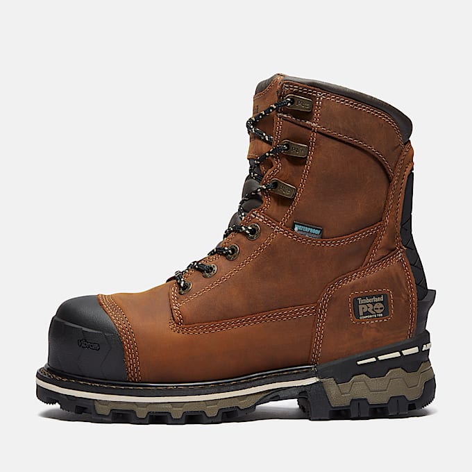 Botte de travail imperméable et isotherme Timberland PRO® Boondock 8 po à embout en composite pour femmes