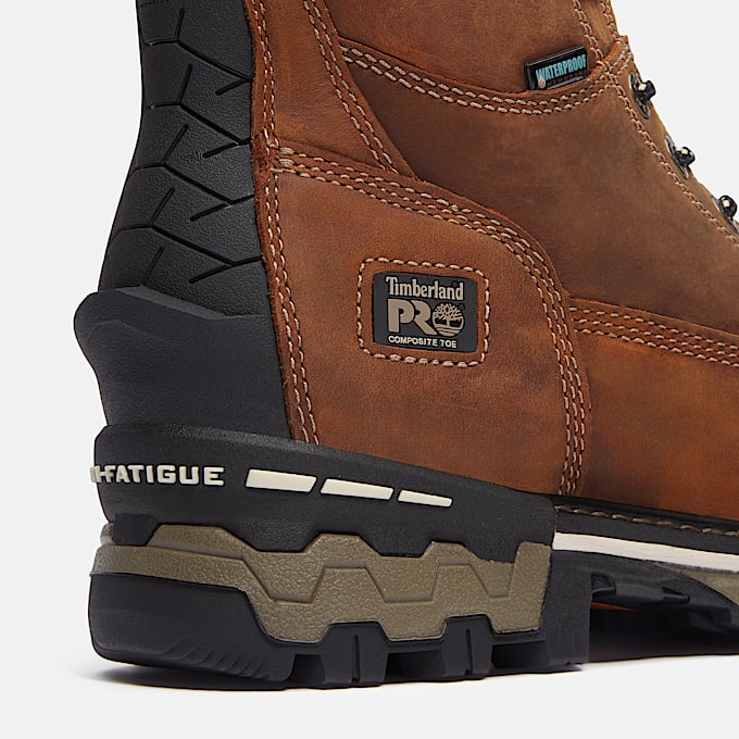 Womens Timberland PRO Boondock 8 Waterproof Insulated Composite Toe Work Boot TBL Brown ALT7