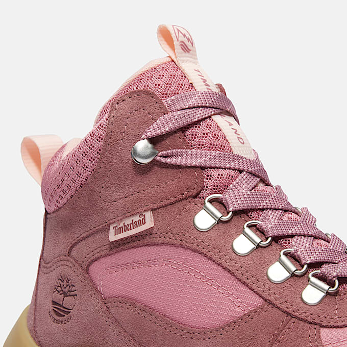 Womens Mt Maddsen Peak Waterproof Hiking Boot TBL Medium Pink Suede ALT7