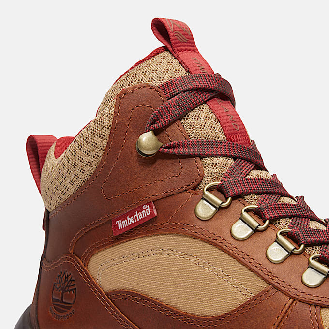 Womens Mt Maddsen Peak Waterproof Hiking Boot TBL Rust FullGrain ALT7