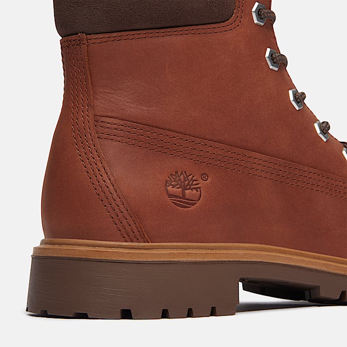 Womens Timberland 25 6Inch Waterproof Boot TBL Medium Brown FullGrain ALT7