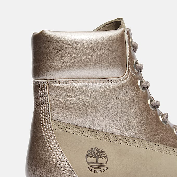 Womens Stone Street 6Inch Waterproof Platform Boot TBL Grey NubuckMetallic Chrome ALT7