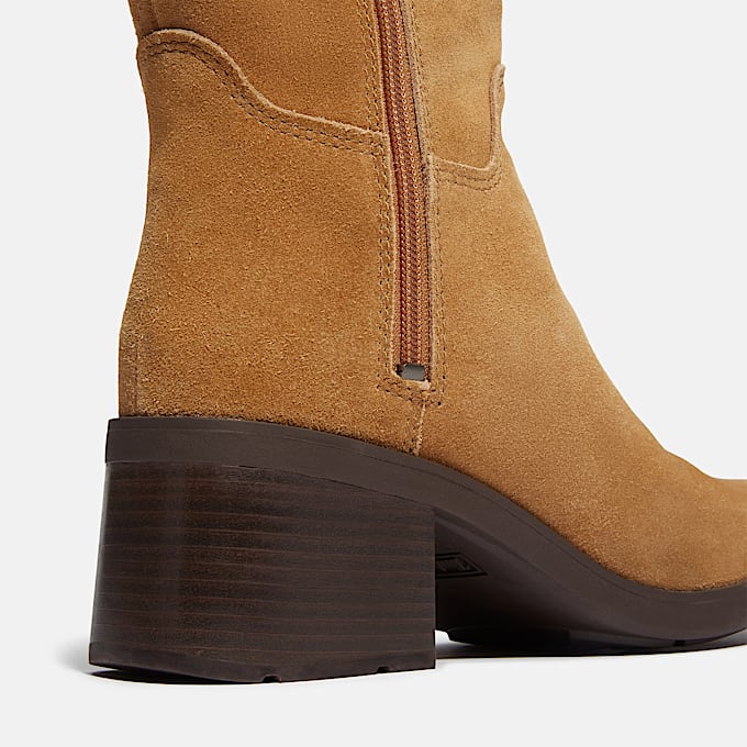 Womens Bellevaux Tall Boot TBL Medium Brown Suede ALT7