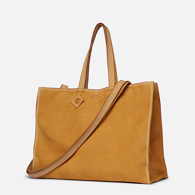 Timberland x TELFAR Large Shopper TBL Wheat Pebbled Nubuck ALT2