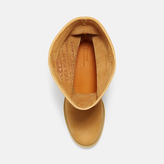 Timberland x TELFAR Tall Premium PullOn Boot TBL Wheat Nubuck ALT2