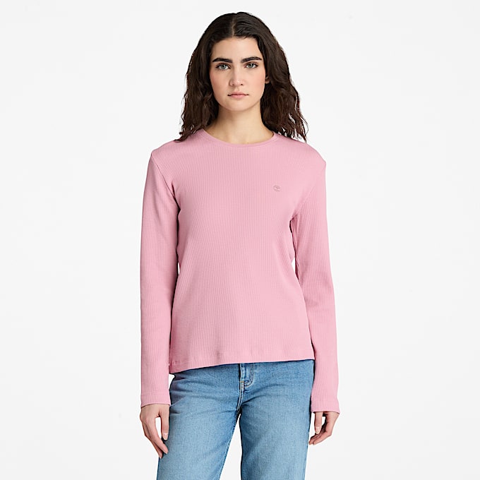 Women's Timberland® Long-Sleeve Waffle T-Shirt - 1