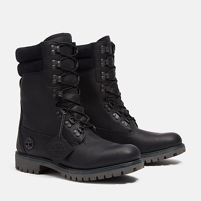 Mens Timberland Emerald Woods Waterproof Super Boot TBL Black FullGrain ALT4