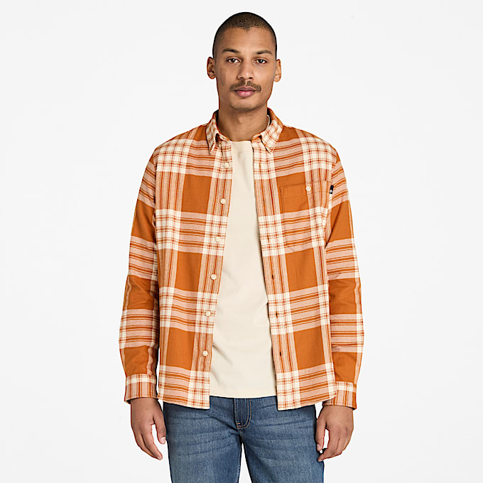 Men's Midweight Flannel Check Shirt - 1