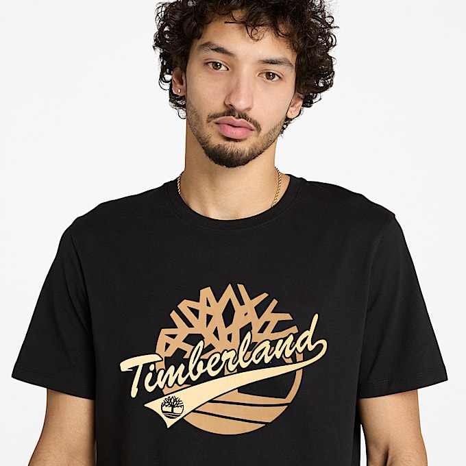 Mens Front Graphic TShirt TBL Black ALT2