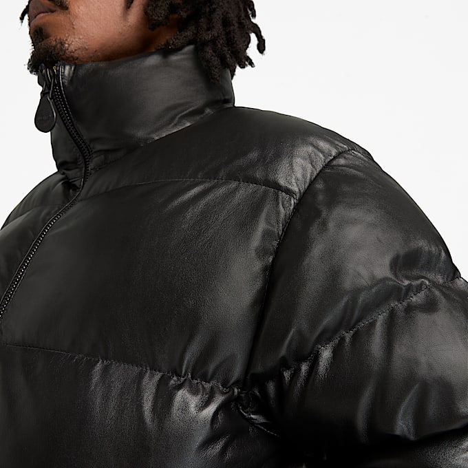 Welch Mountain Leather Puffer Jacket