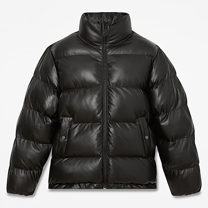 Welch Mountain Leather Puffer Jacket - 1