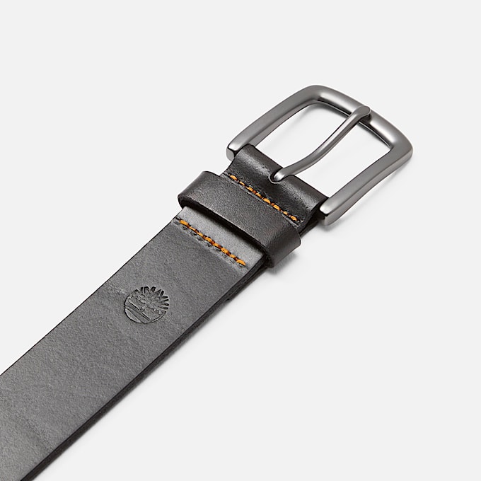 Mens Glen Oak 38mm Leather Belt TBL Black ALT1