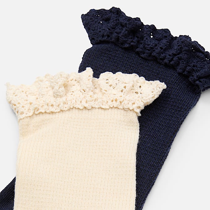 2-Pack de Calcetines Timberland® Ruffle Low Crew para mujer