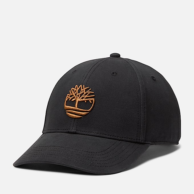 Mens 3D Embroidered Baseball Cap TBL Black HERO