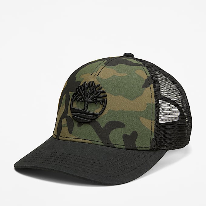 Camo Print Trucker Cap TBL Black HERO