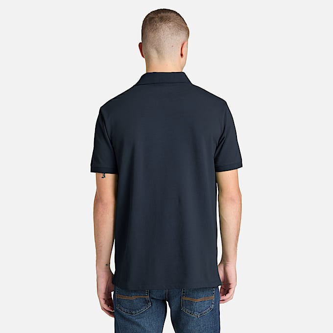 Polo para Hombre Oyster River Chest Logo de manga corta