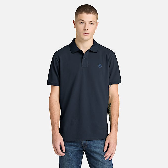 Mens Oyster River ShortSleeve Polo TBL Dark Sapphire ALT1