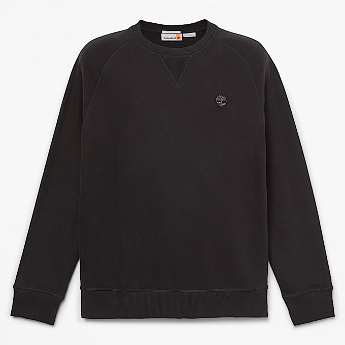 Mens Exeter River Crewneck Sweatshirt TBL Black HERO