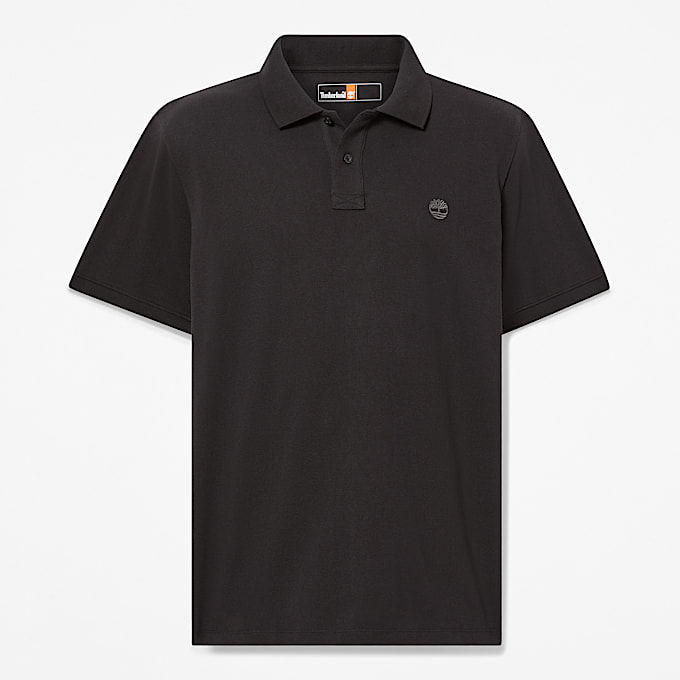 Mens Oyster River ShortSleeve Polo TBL BlackPavement HERO