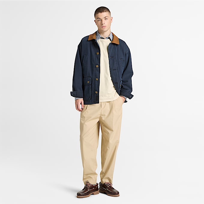 Mens Dunstan River Garment Dyed ShortSleeve TShirt TBL Light Tan ALT2