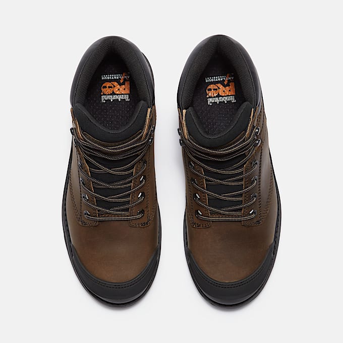 Mens TiTAN Tasker 6 AlloyToe Work Boot With Toe Bumper TBL Light Brown FullGrain ALT2