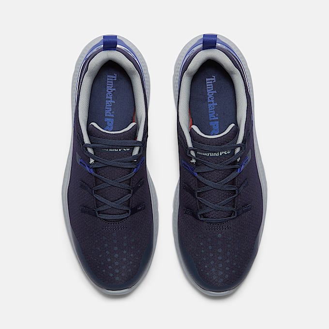 Mens Timberland PRO Intercept Steel Toe Work Sneaker TBL Navy ALT2