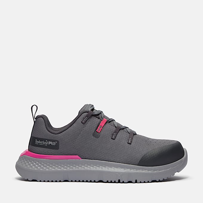 Womens Timberland PRO Intercept Steel Toe Work Sneaker TBL Grey HERO